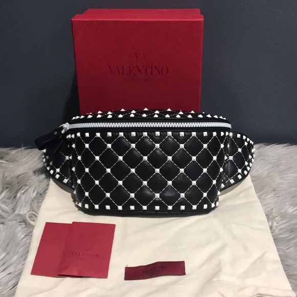 valentino rockstud fanny pack